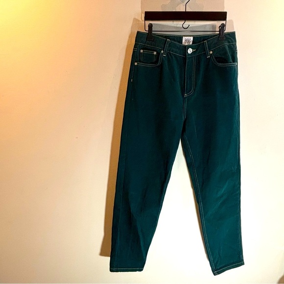 BDG Sz 30 x 32 Mom Jeans by Urban Outfitters High Rise Contrasting Stitch Denim - Picture 2 of 12